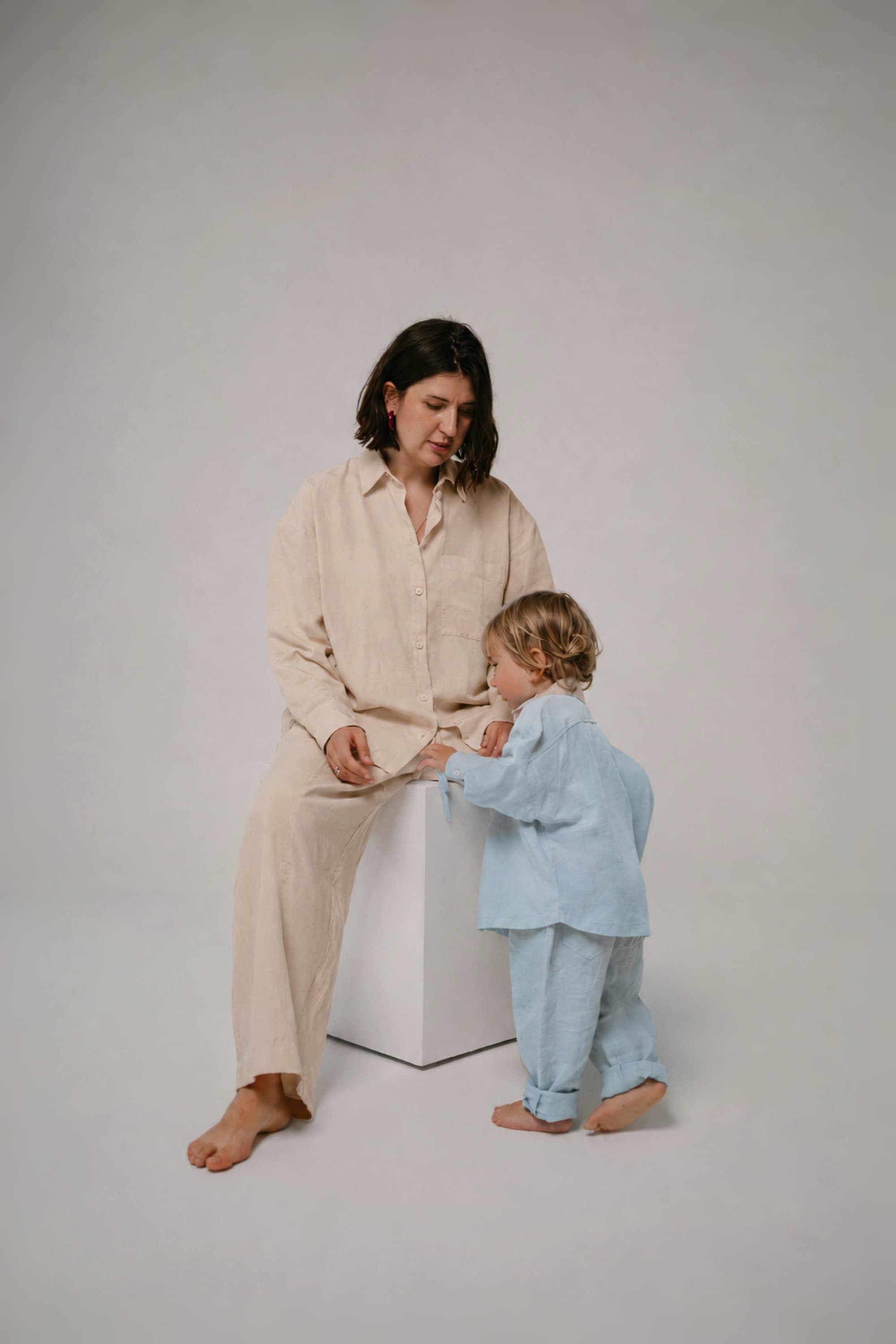 Linen Sand Shirt Matty Tale
