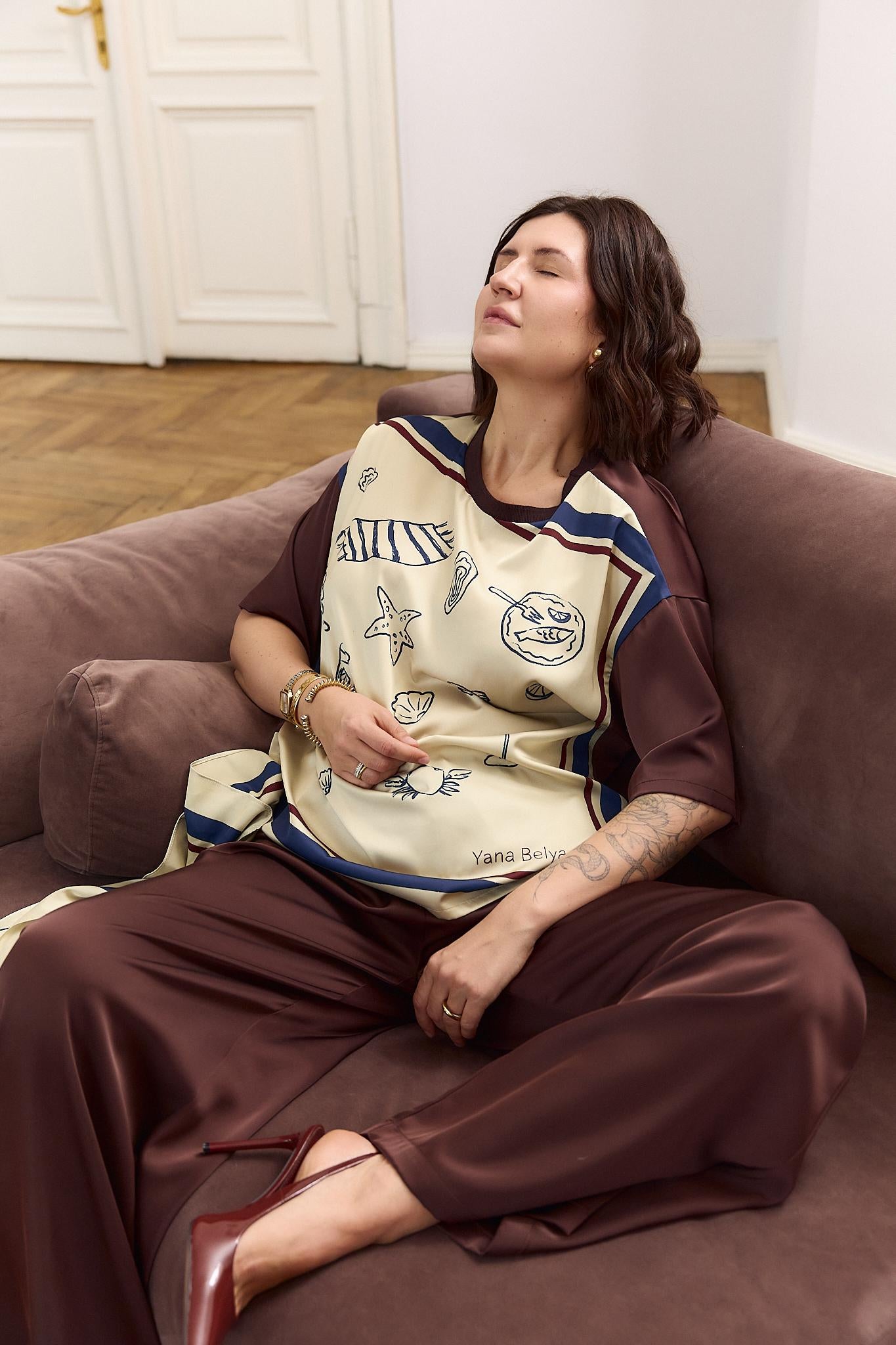 "Summer Sisters" oversized T-shirt