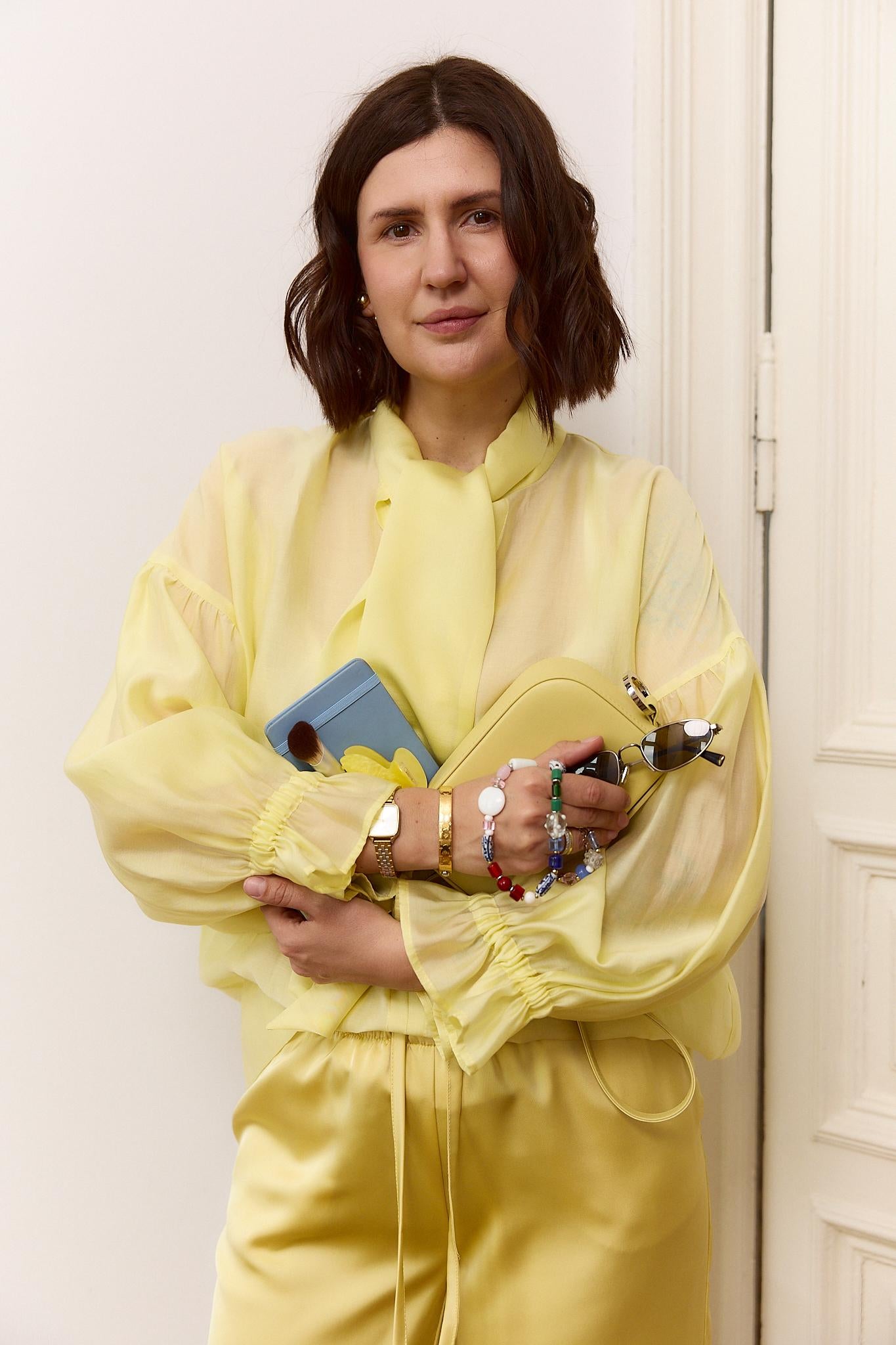 Elegant blouse of delicate voile