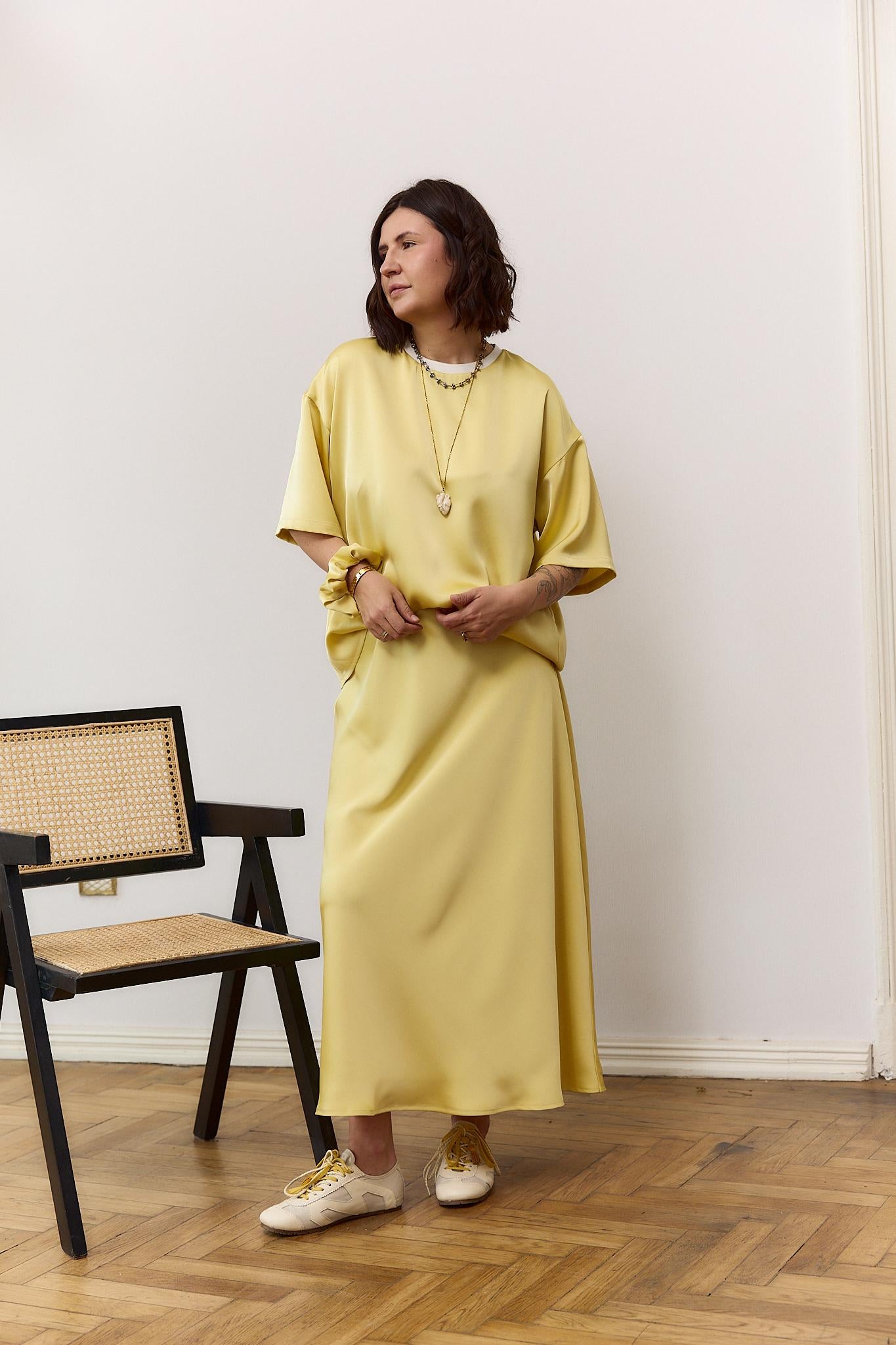 Yellow skirt "Gentle"