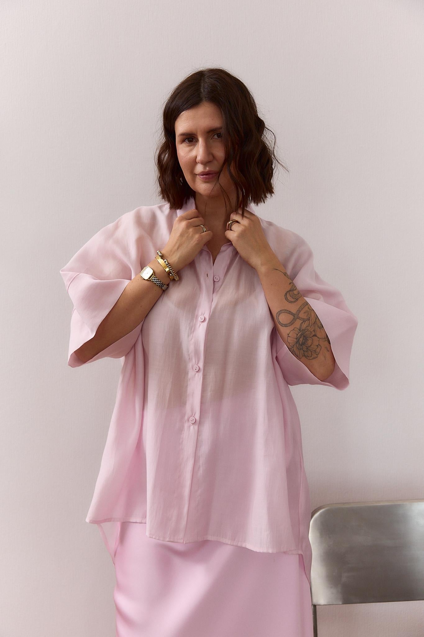 lightweight semi-sheer Shirt