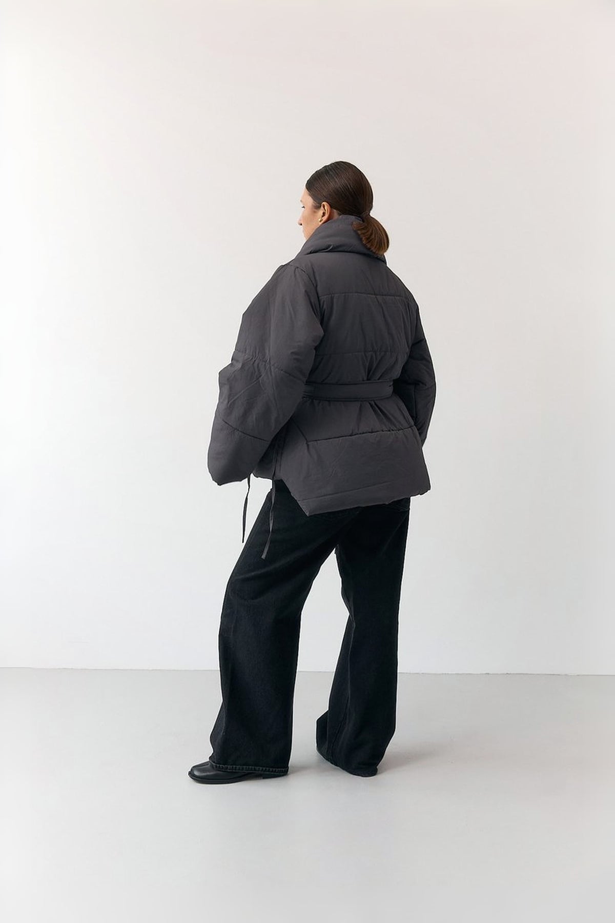 Kimono Jacket in Crash Raincoat Fabric (Autumn / Winter)