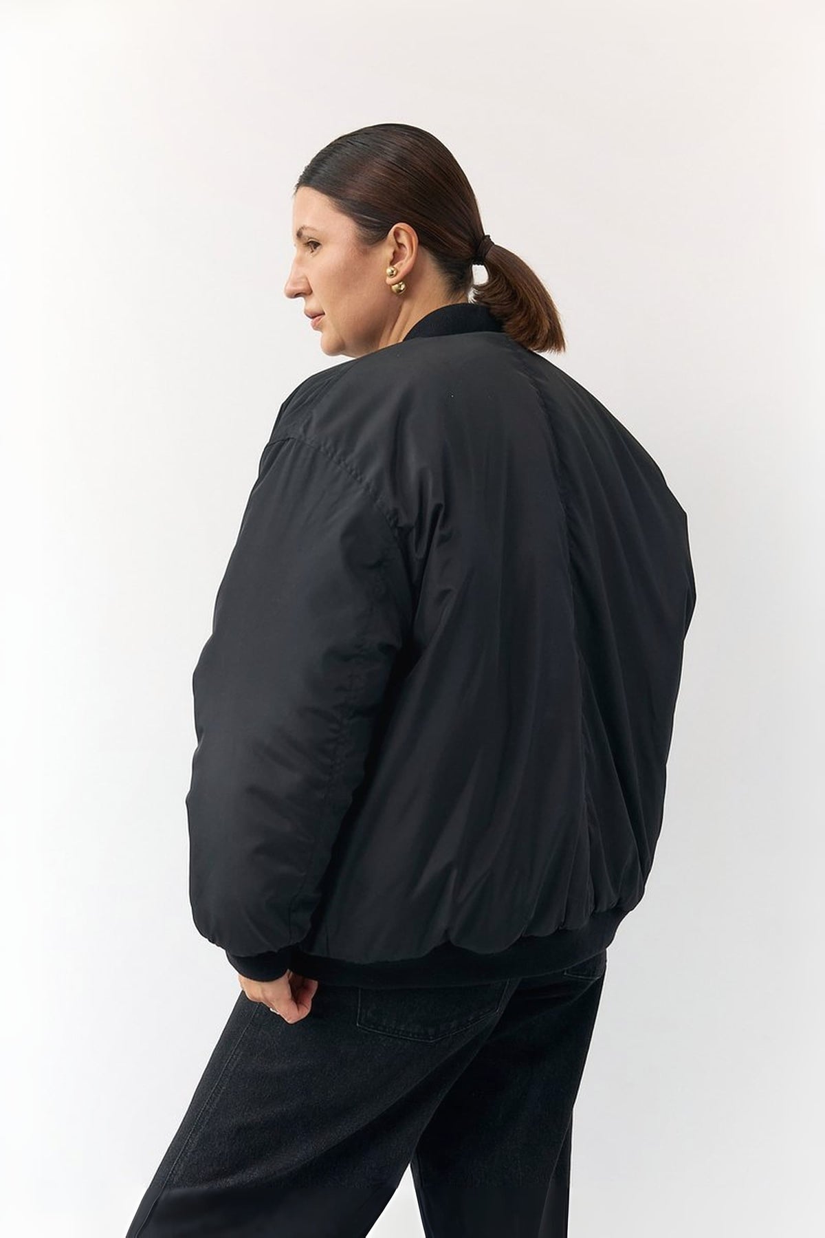Black Bomber Jacket autumn/winter