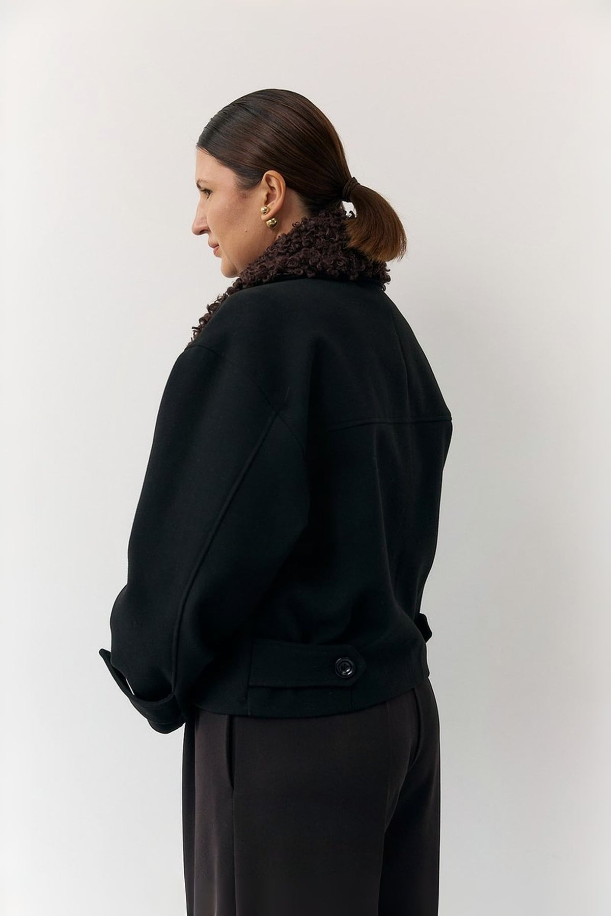 Cropped Short Coat "Colors"