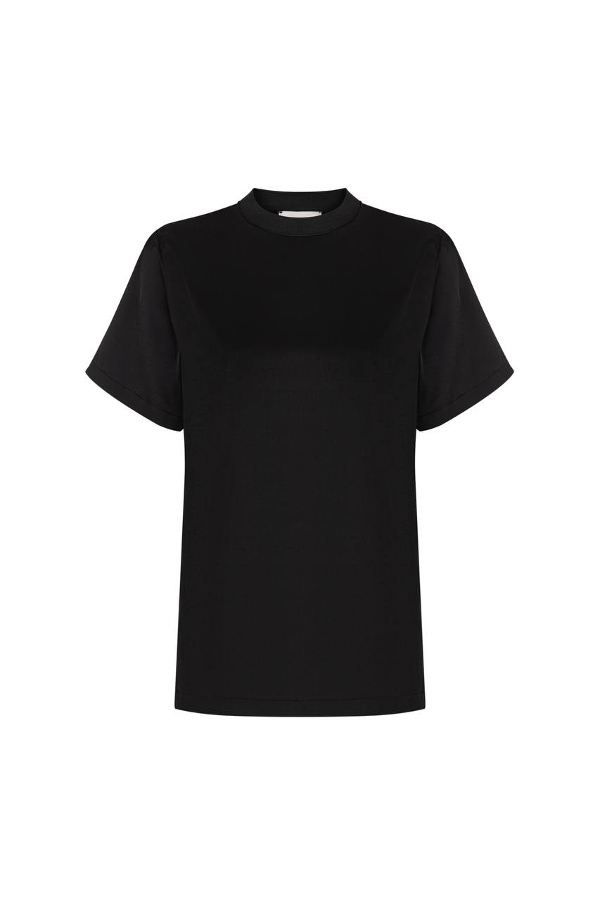 Black Silk T-shirt