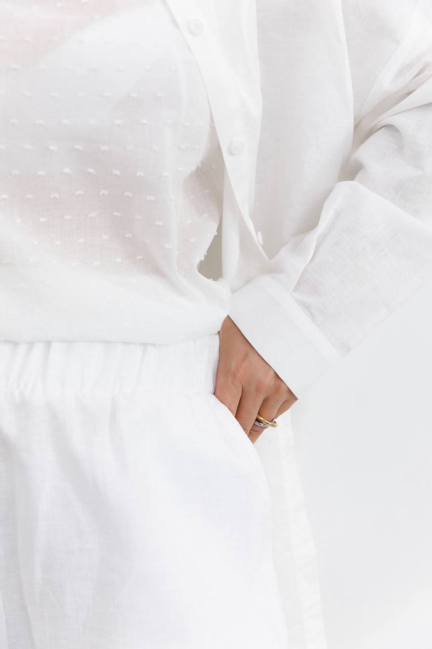 light milk cotton T-shirt