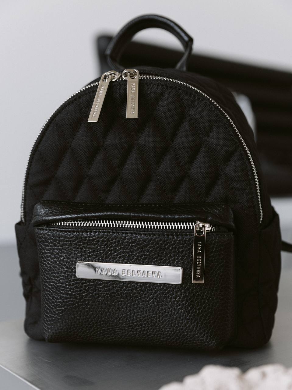 Combination black backpack XS