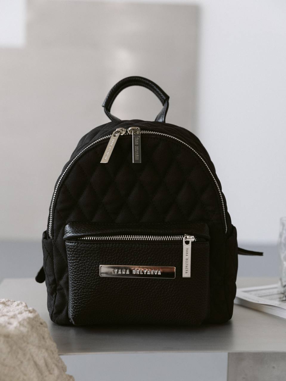 Combination black backpack XS