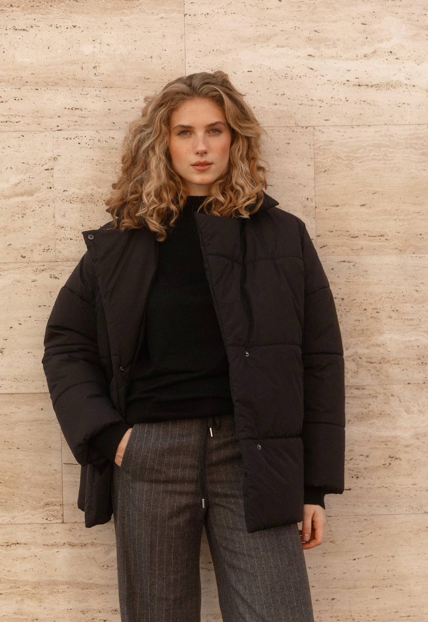 Black winter jacket