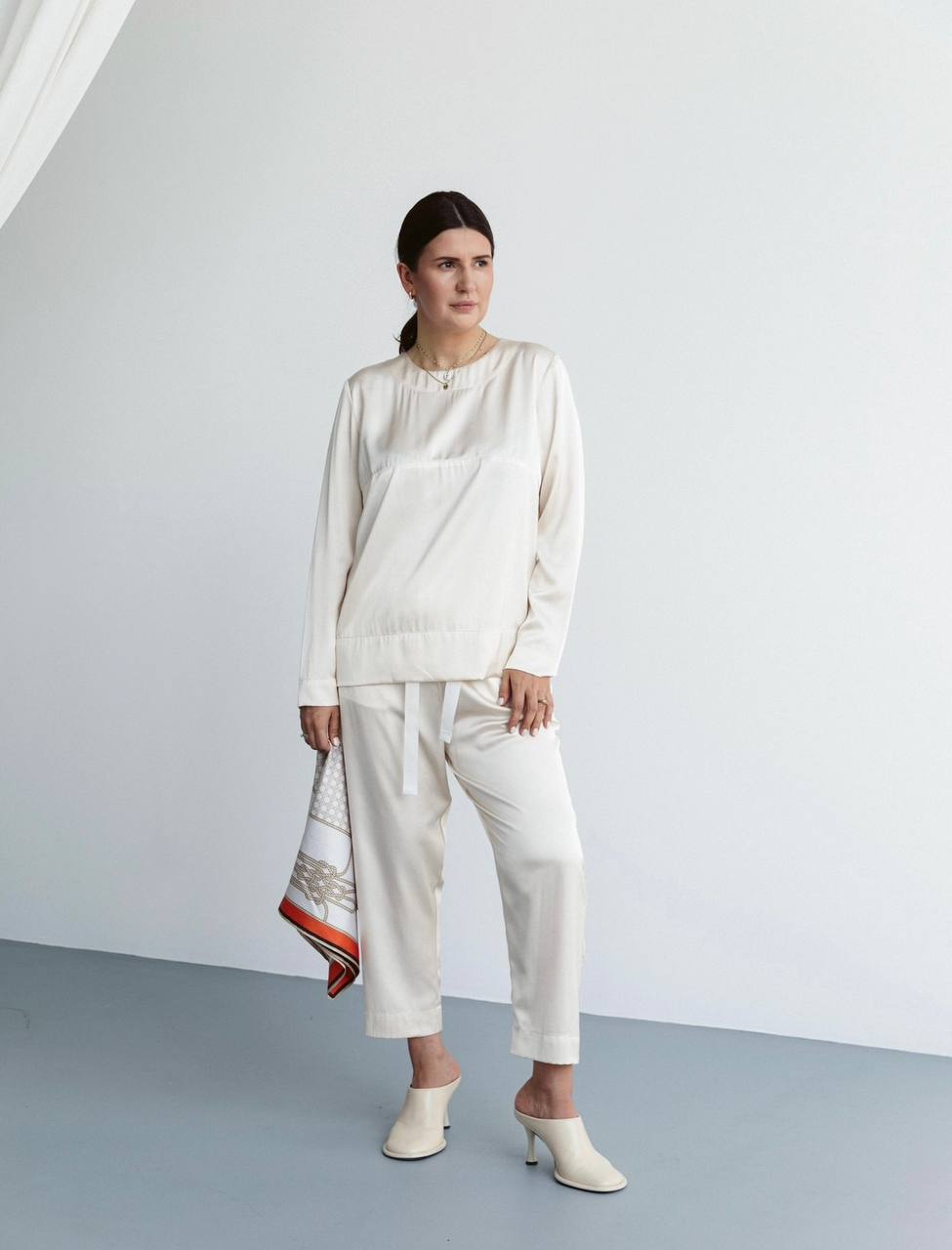 milk Silk Elasticated Trousers