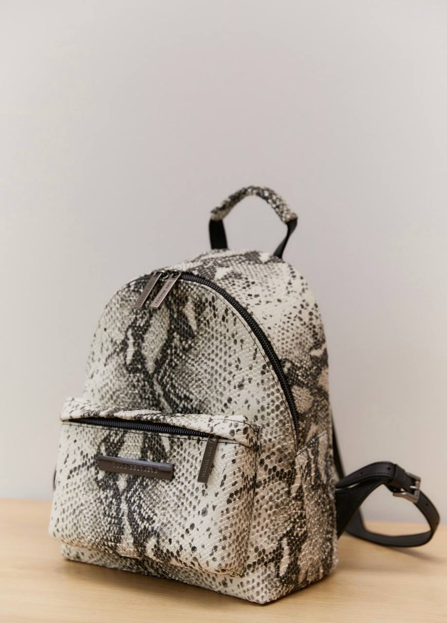 Snakeskin bookbag discount