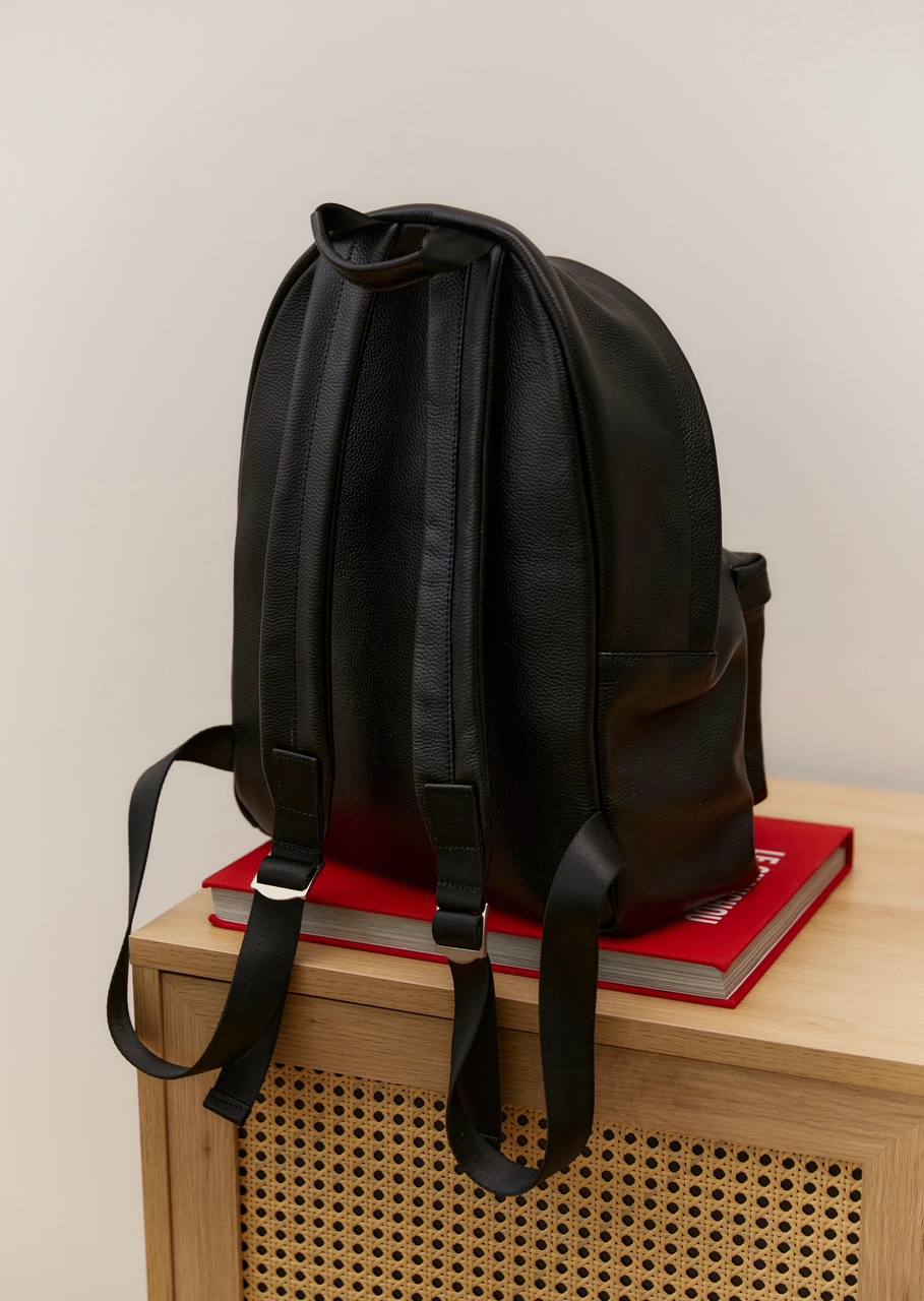 Black Backpack "Spaces"