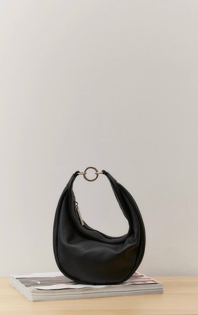 Black "Luna" floater bag