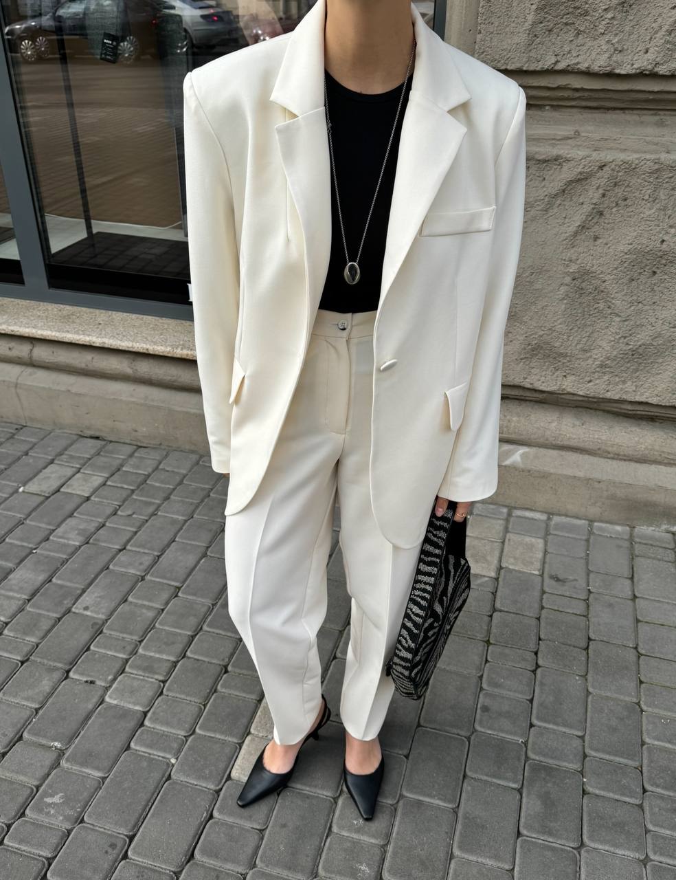 Milk trousers "Milano"