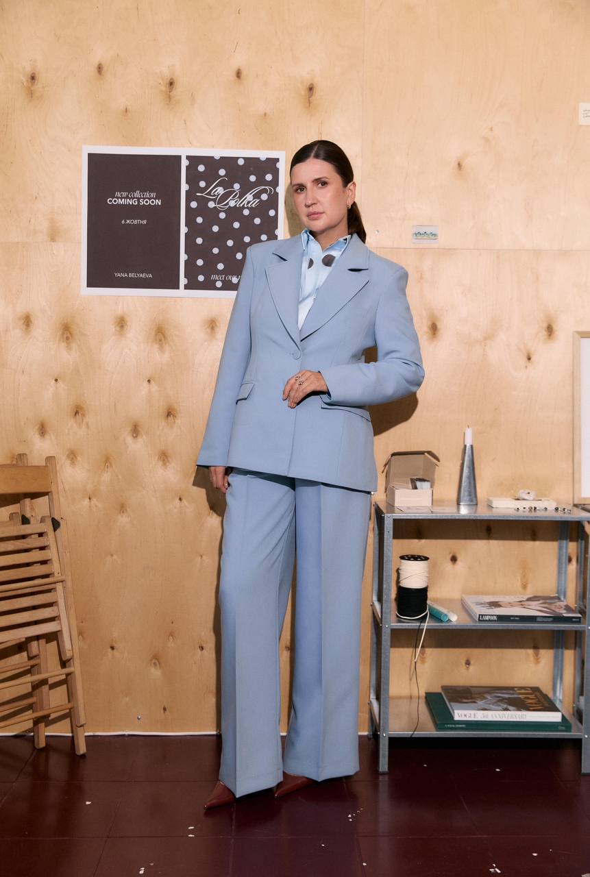 Blue trousers "MD"
