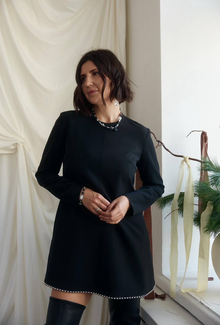 Dress black "Amelie" mini