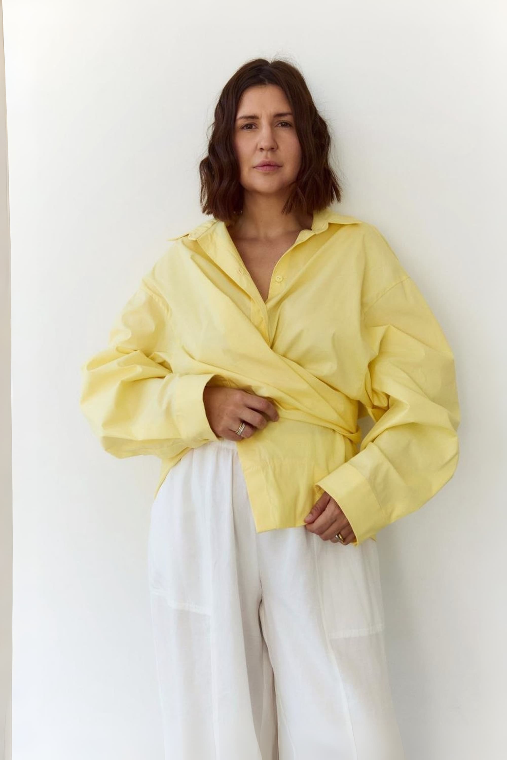 Asymmetric Deconstructed Oversized Shirt Product Description