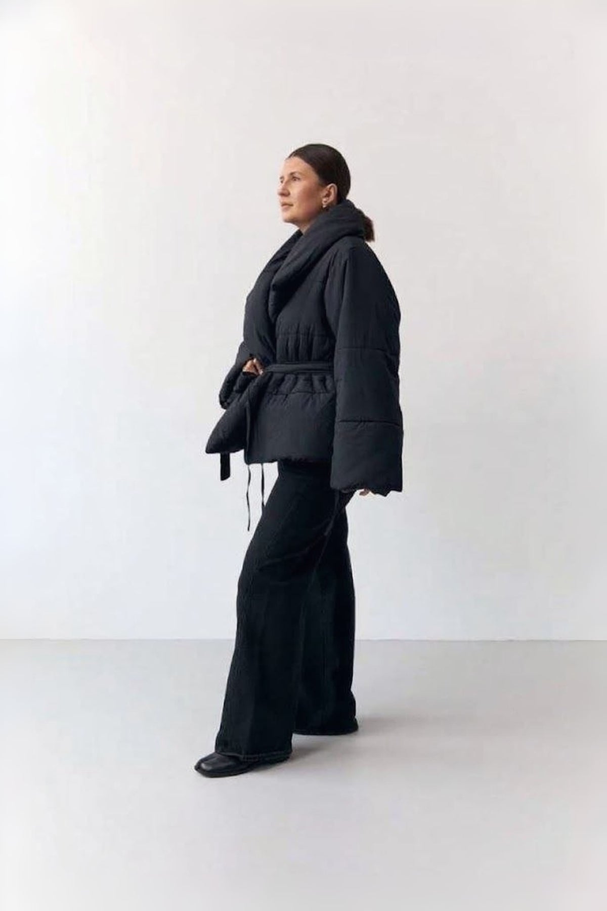 Kimono Jacket in Crash Raincoat Fabric (Autumn / Winter)