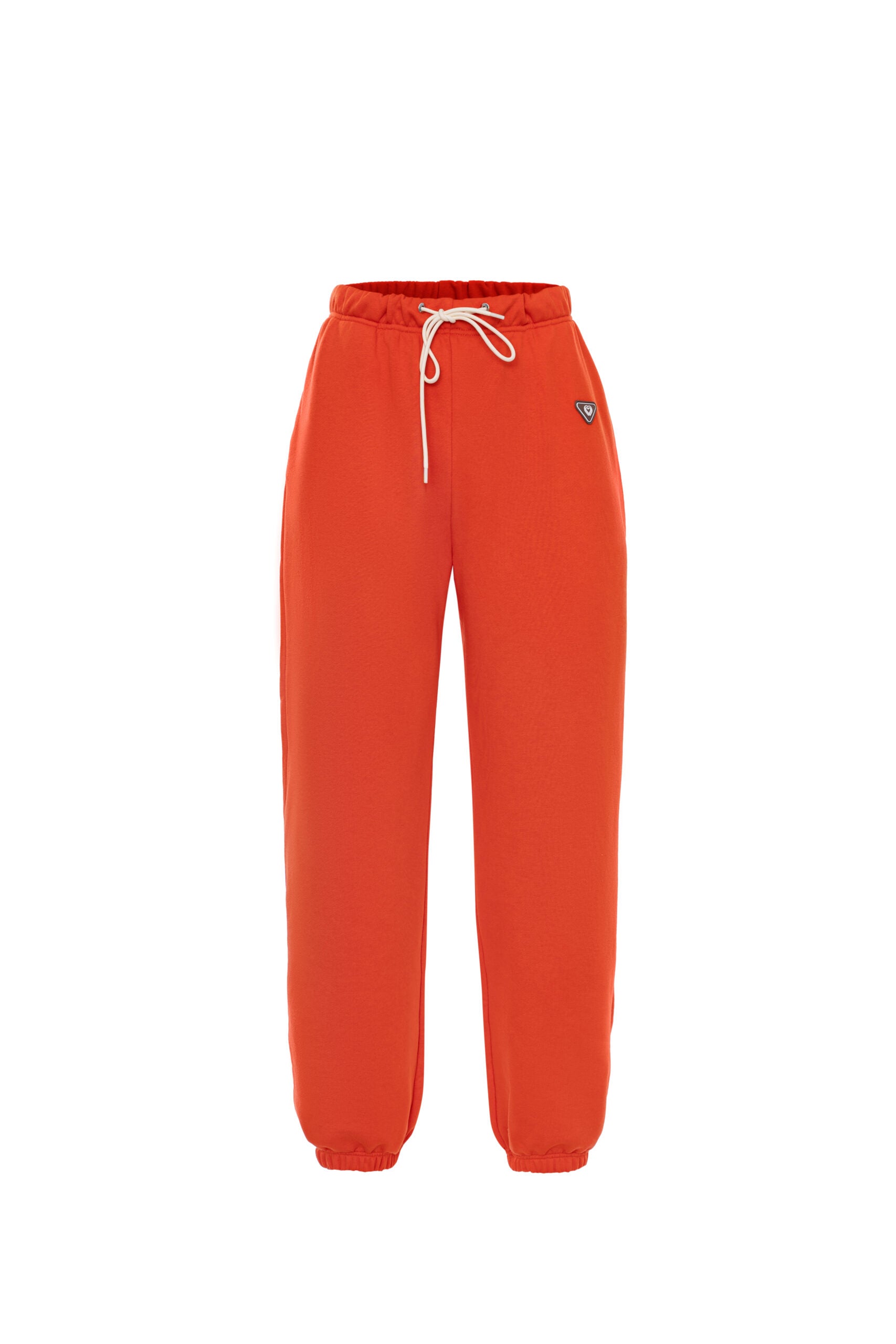 Carrot-colored "Active" Cotton Joggers