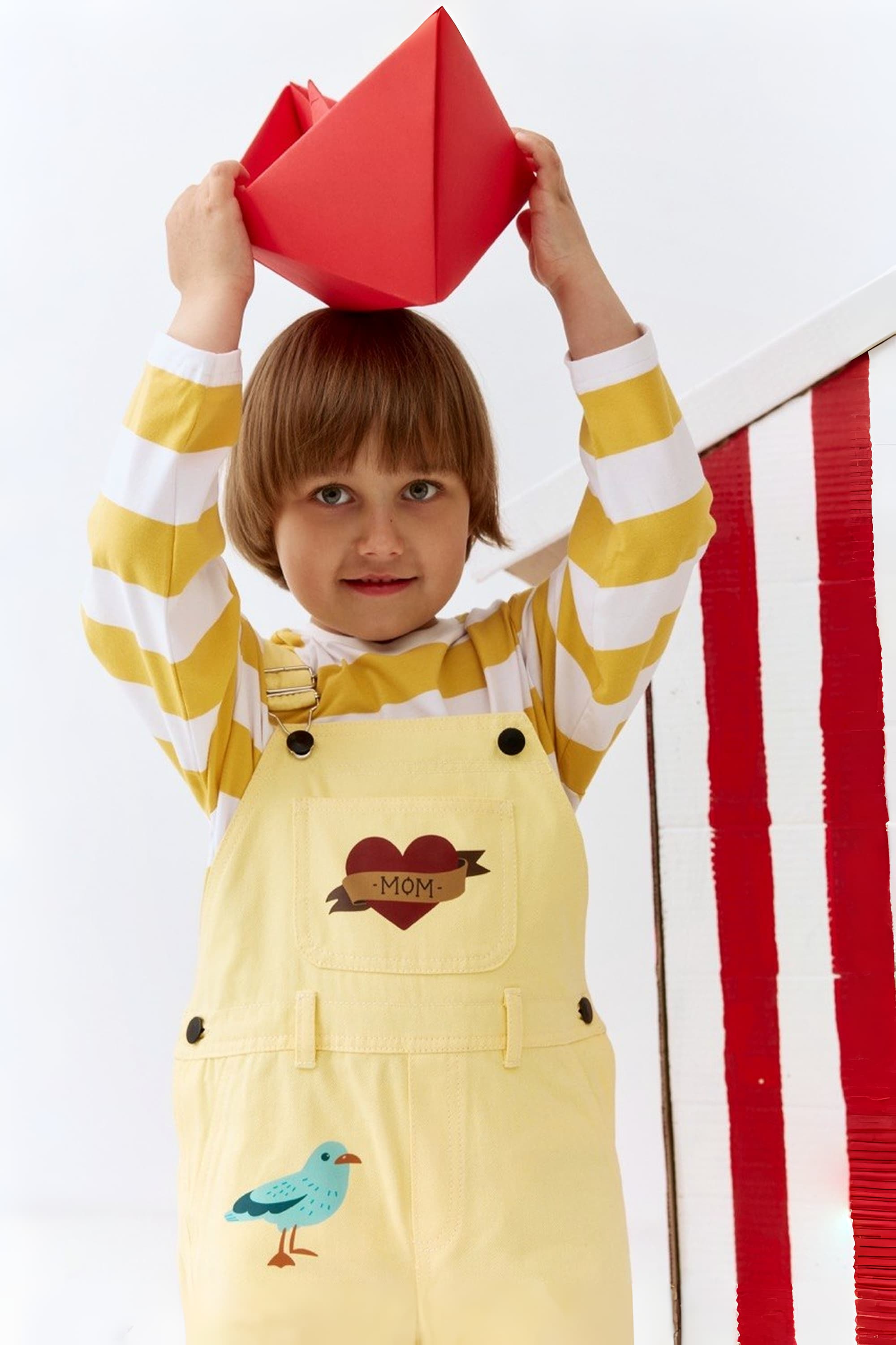 Seagull Kids Denim Overalls by Matty Tales