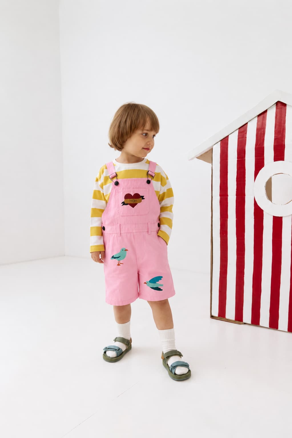 Seagull Kids Denim Overalls by Matty Tales