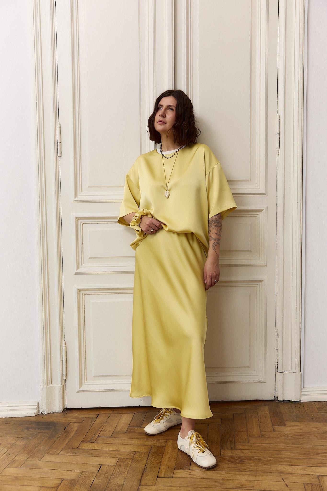 Yellow skirt "Gentle"