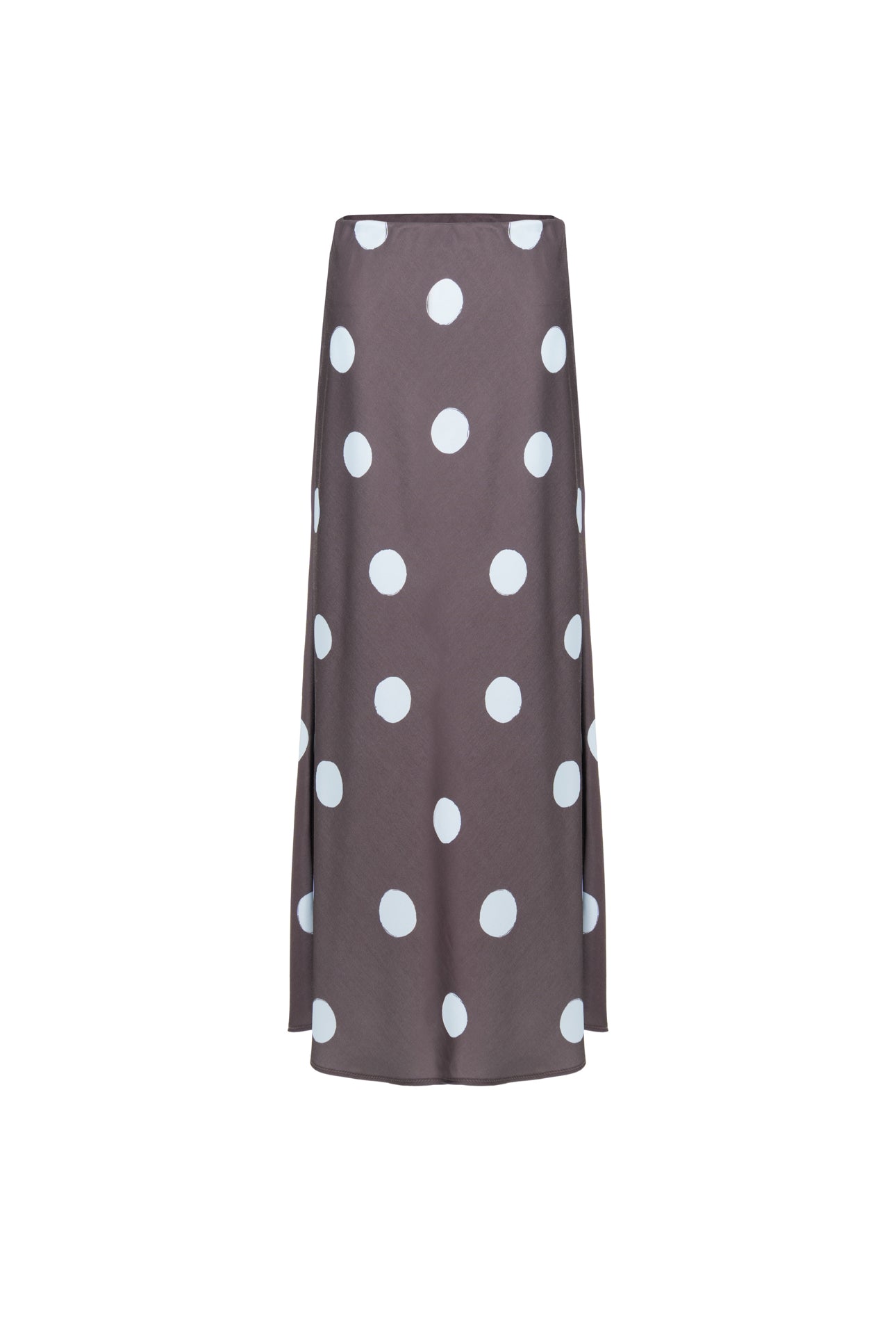 Silk skirt "Gentle" in print fabrics