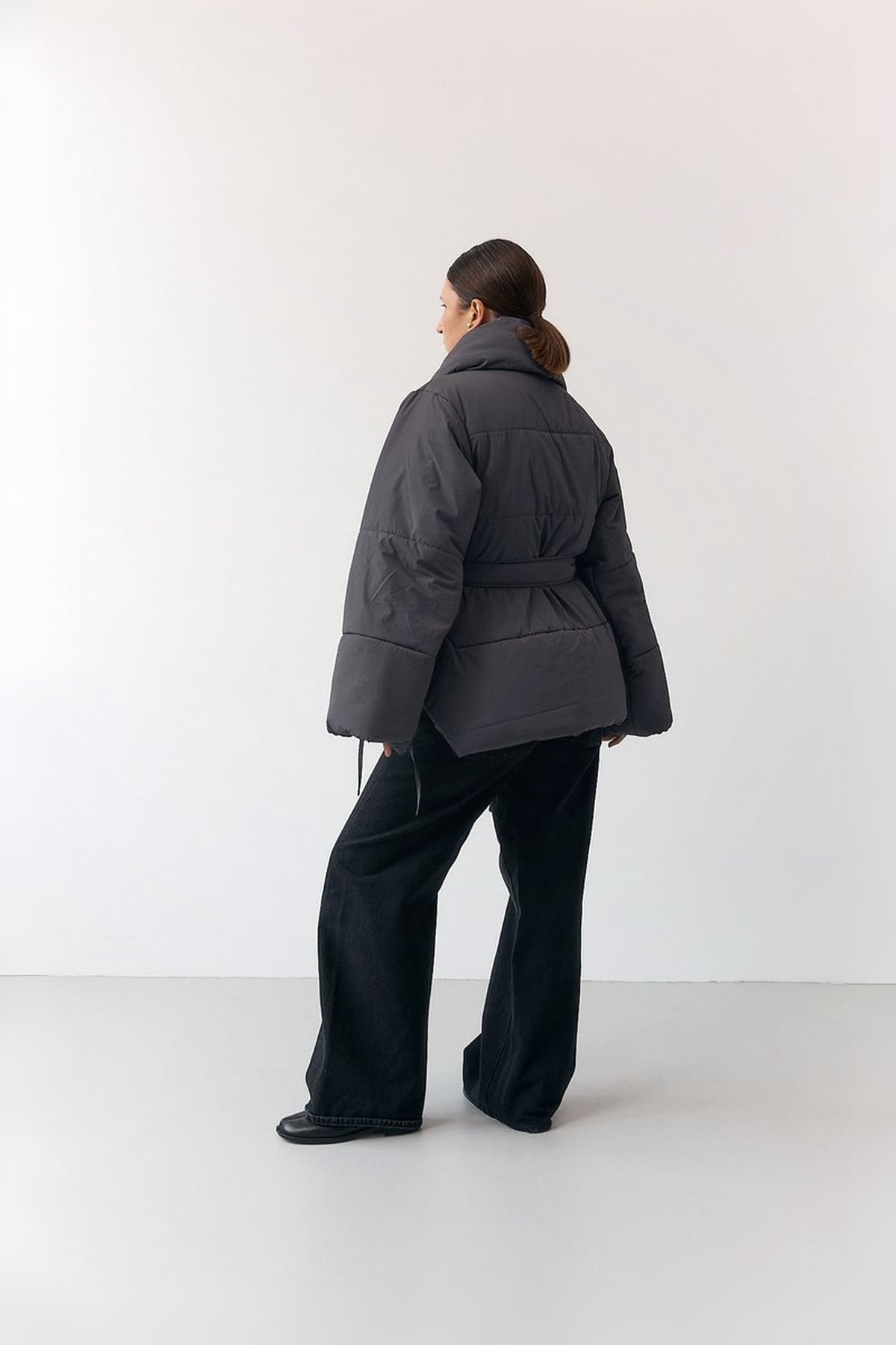 Kimono Jacket in Crash Raincoat Fabric (Autumn / Winter)