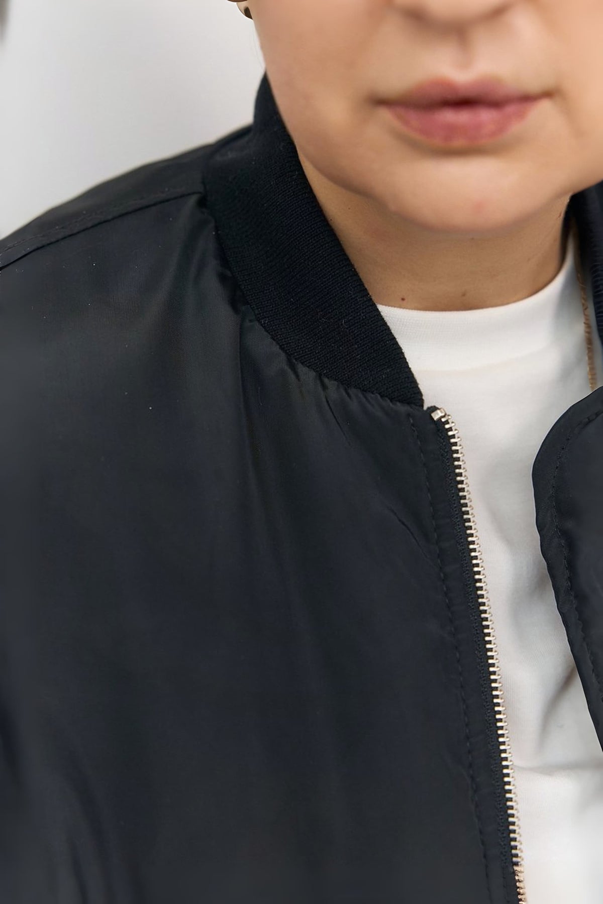 Black Bomber Jacket autumn/winter