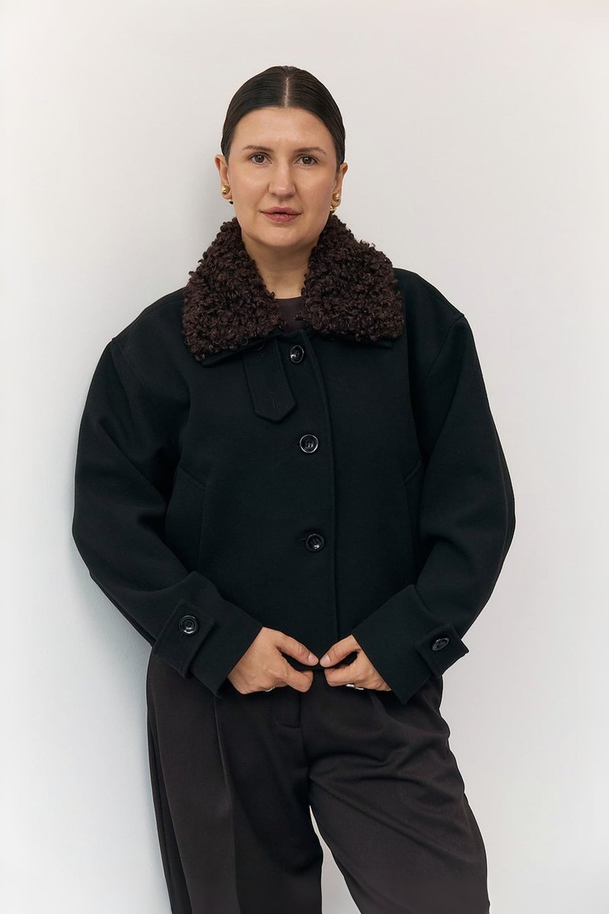 Cropped Short Coat "Colors"