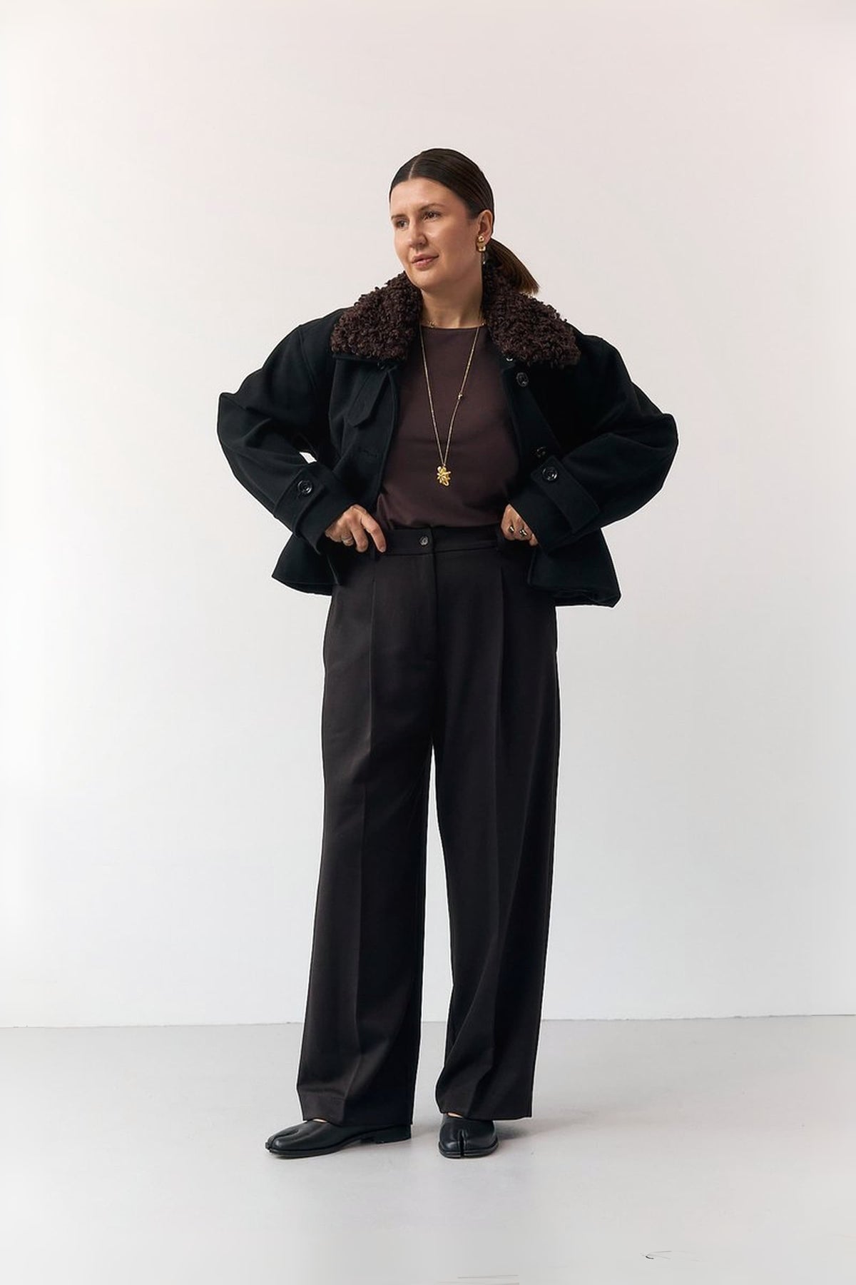 Cropped Short Coat "Colors"