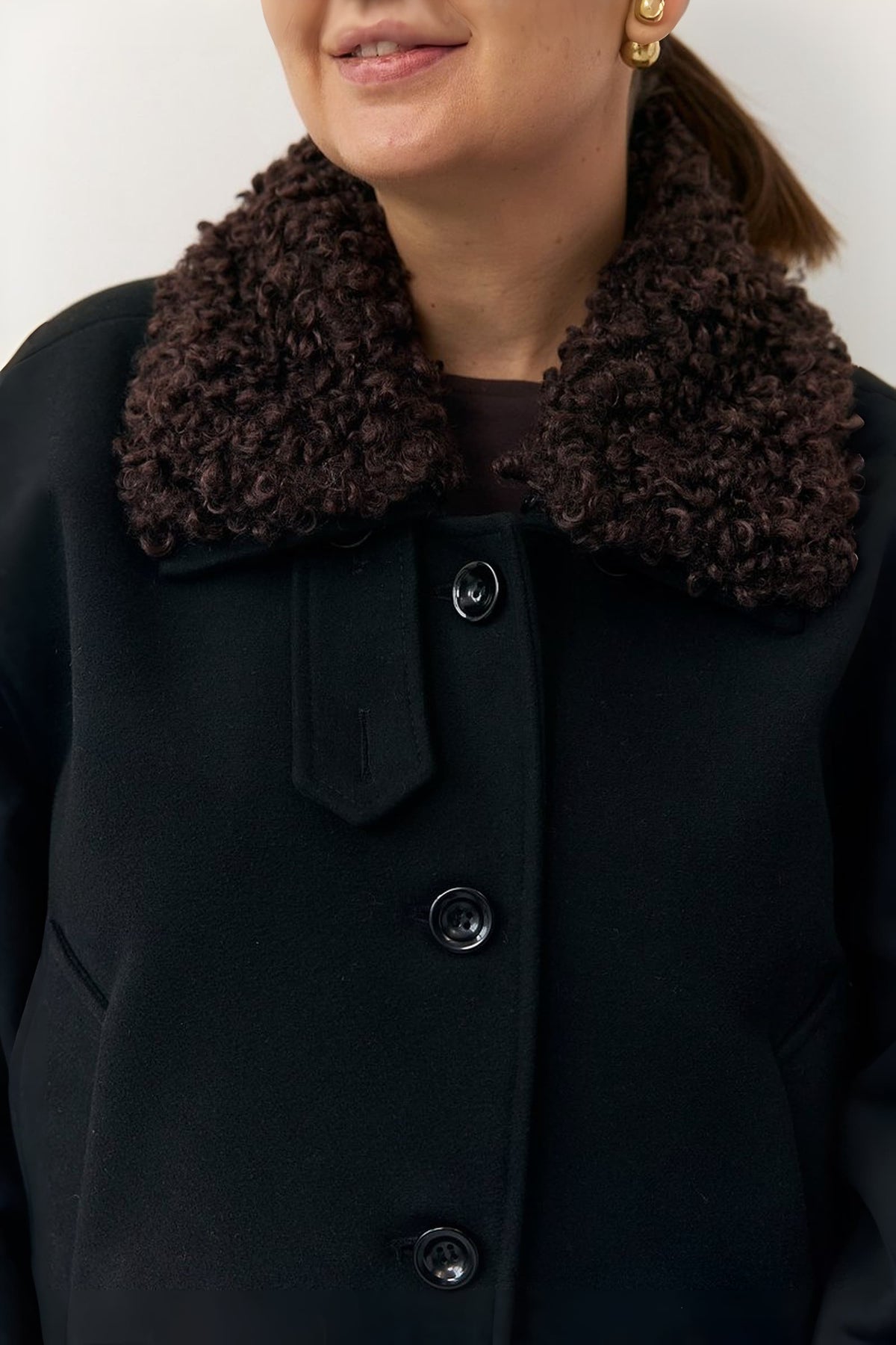 Cropped Short Coat "Colors"