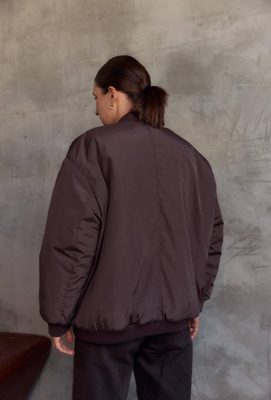 Chocolate Bomber Jacket autumn/winter