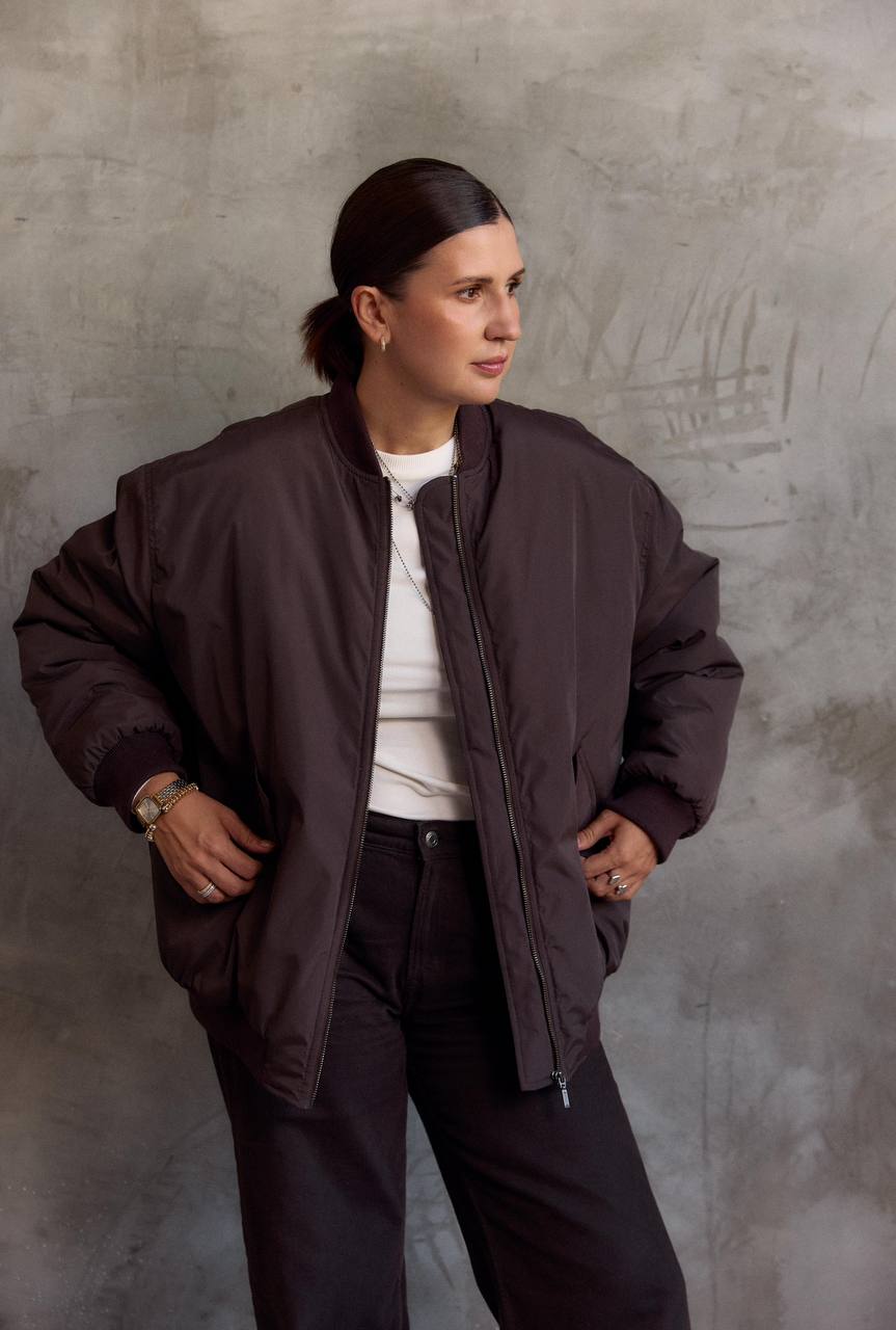 Chocolate Bomber Jacket autumn/winter