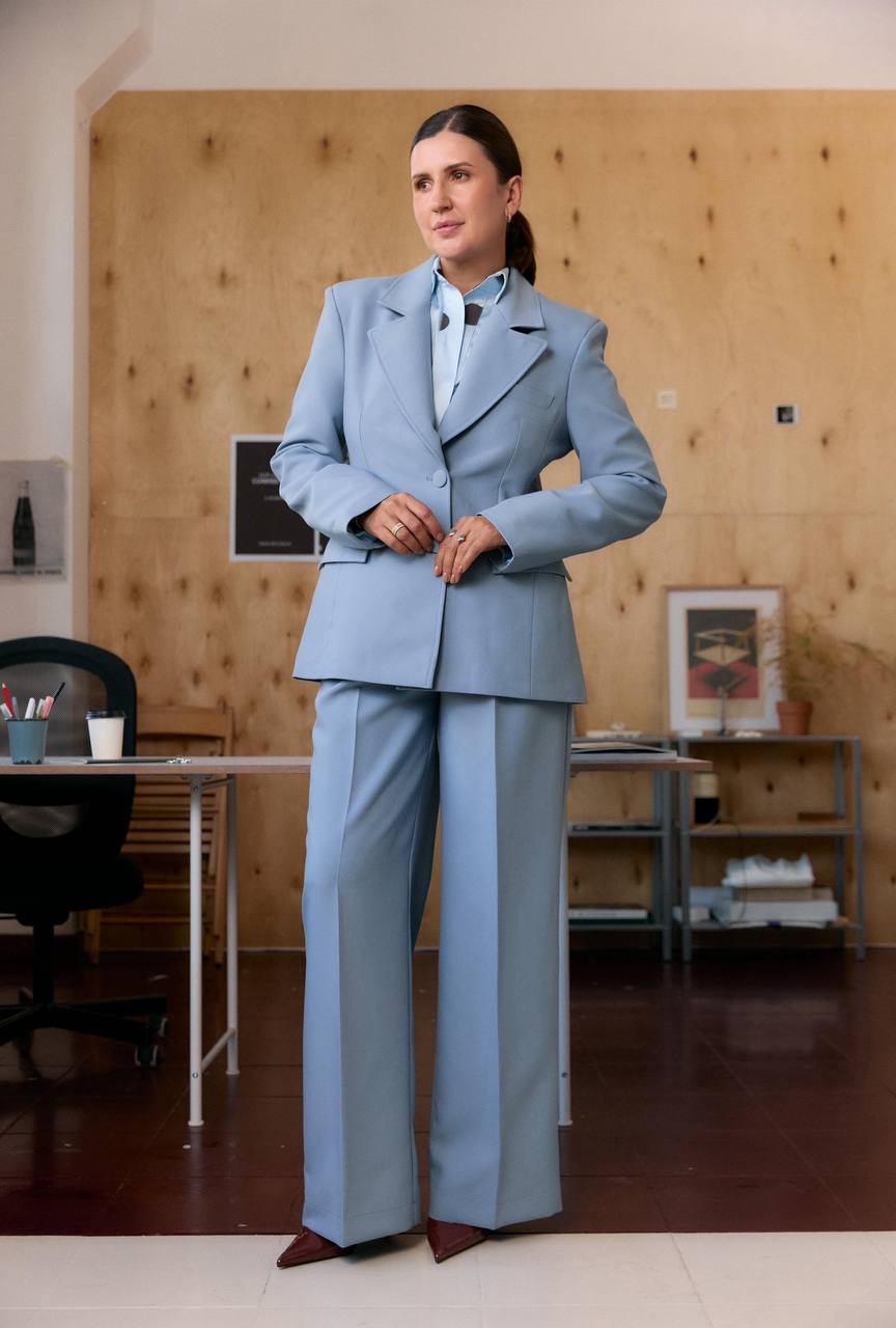 Blue trousers "MD"