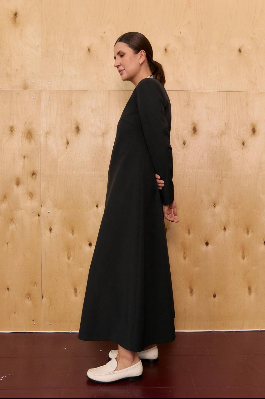 Dress black "Amelie" maxi