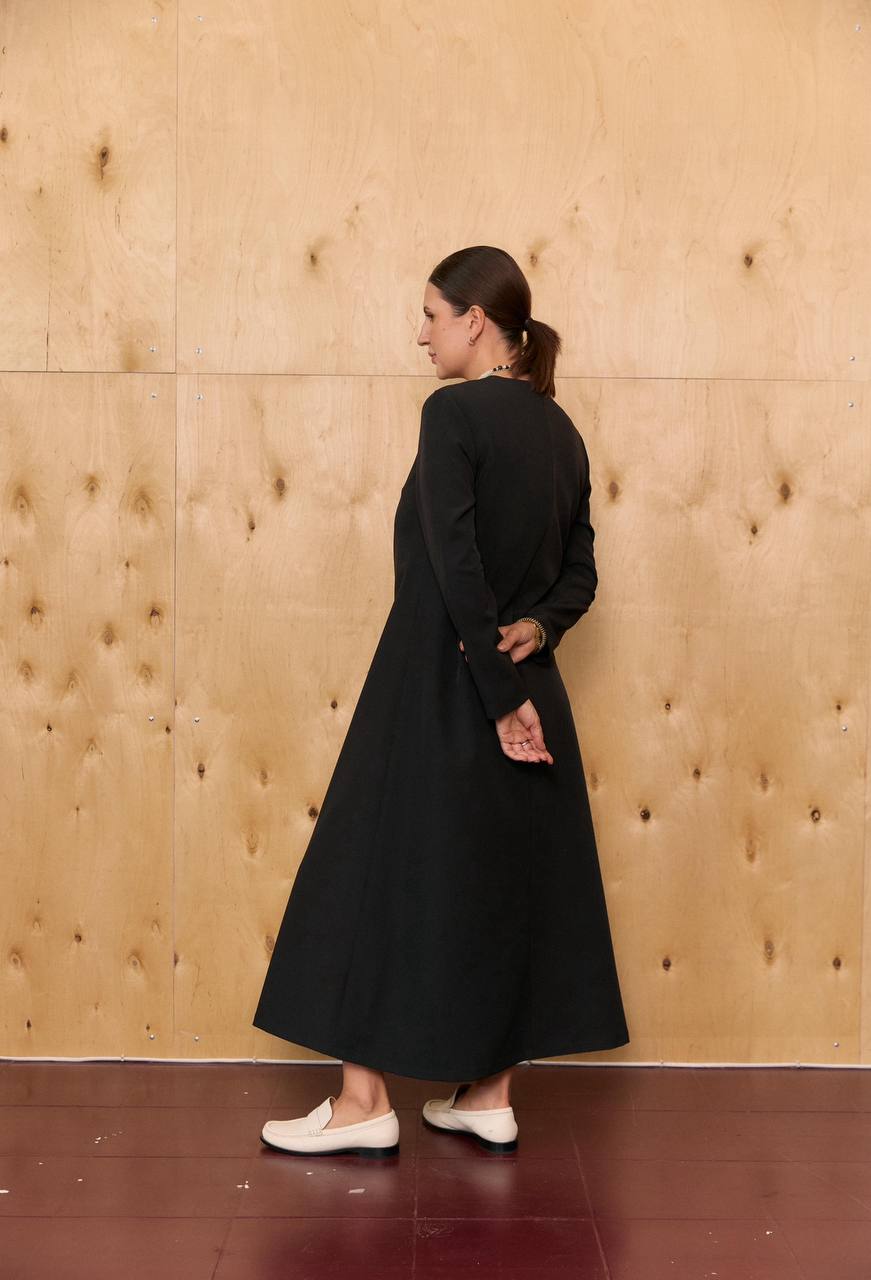Dress black "Amelie" maxi