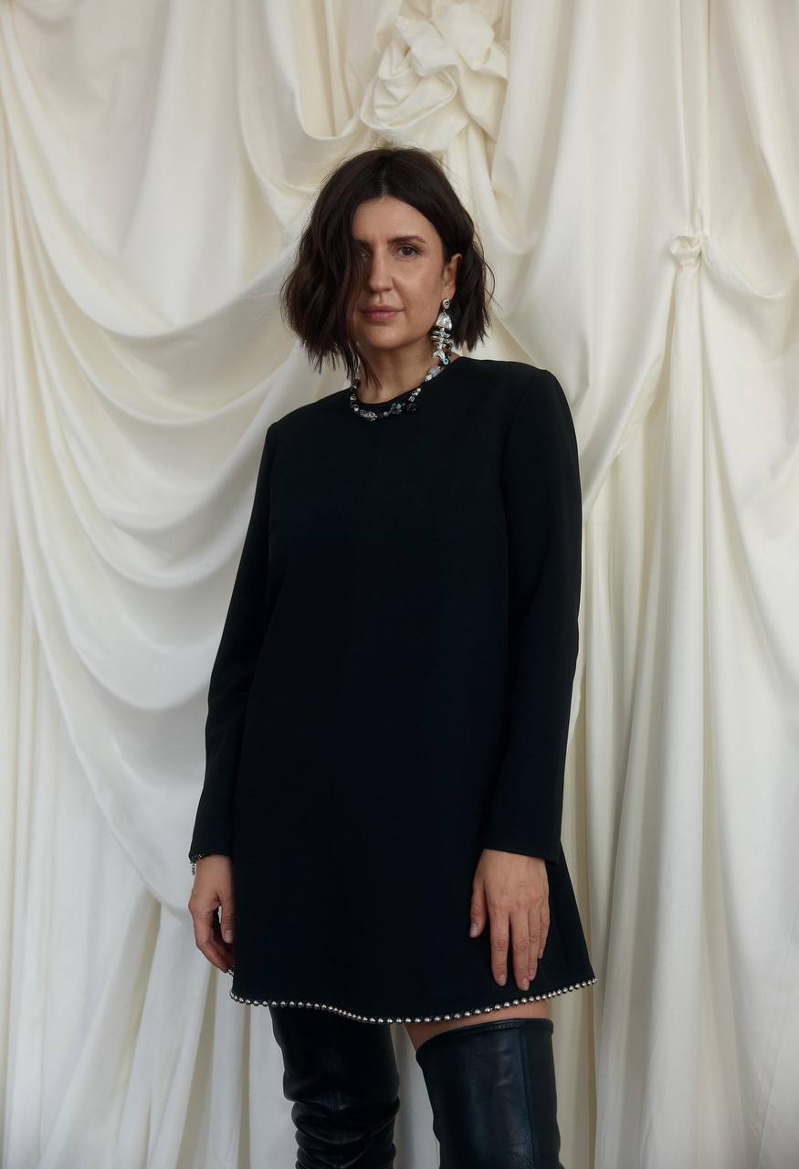 Dress black "Amelie" mini