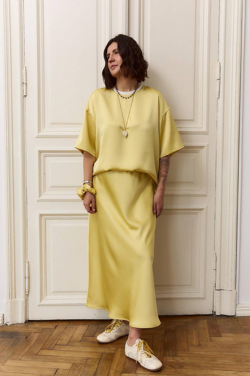 Yellow skirt "Gentle"