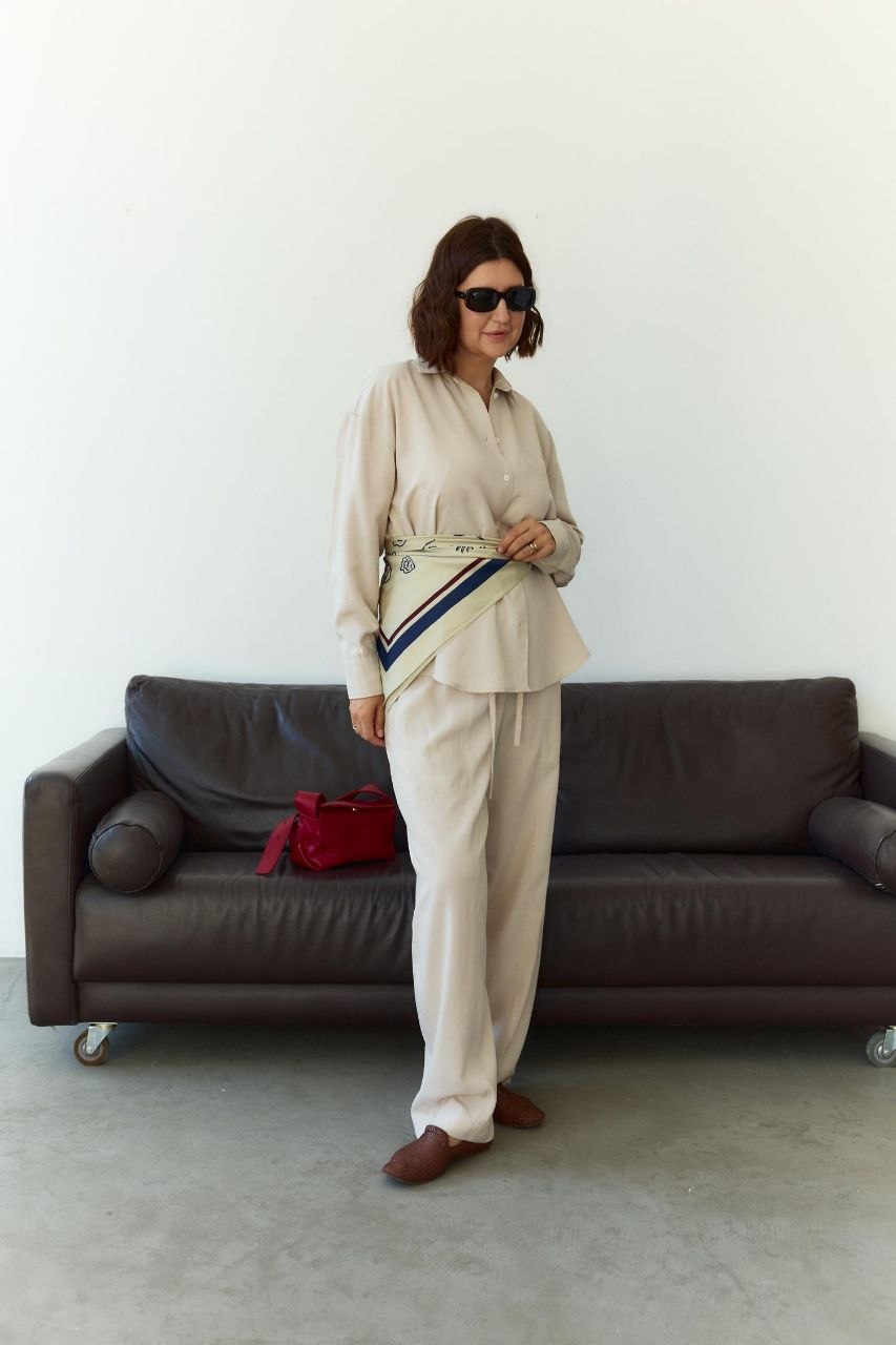 Georgia Trousers the tencel-linen