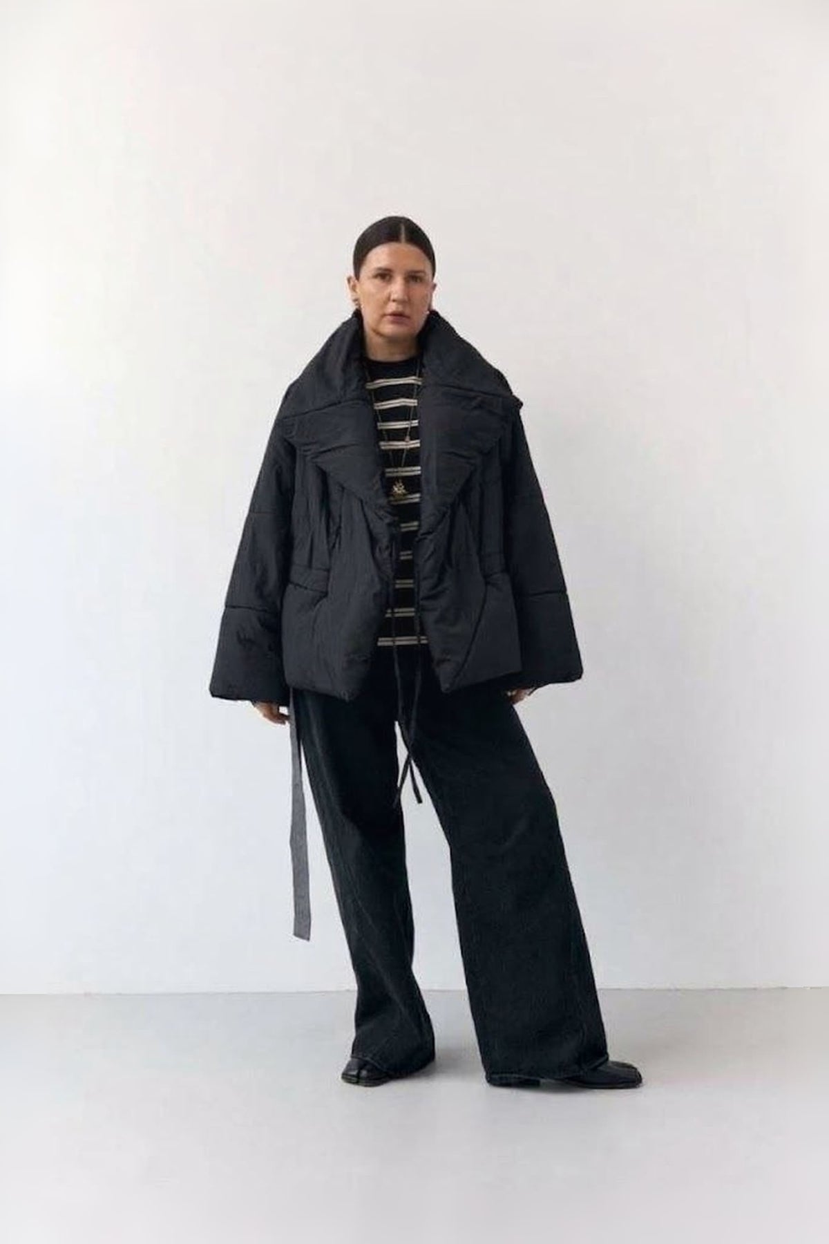 Kimono Jacket in Crash Raincoat Fabric (Autumn / Winter)
