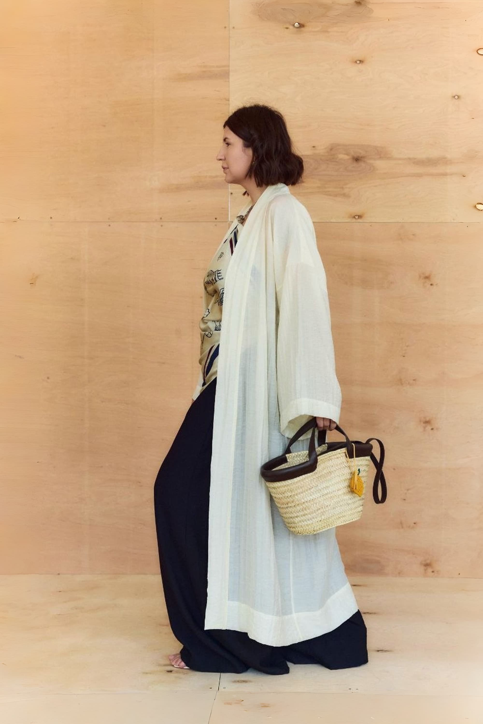Lightweight Kimono Cardigan with Belt