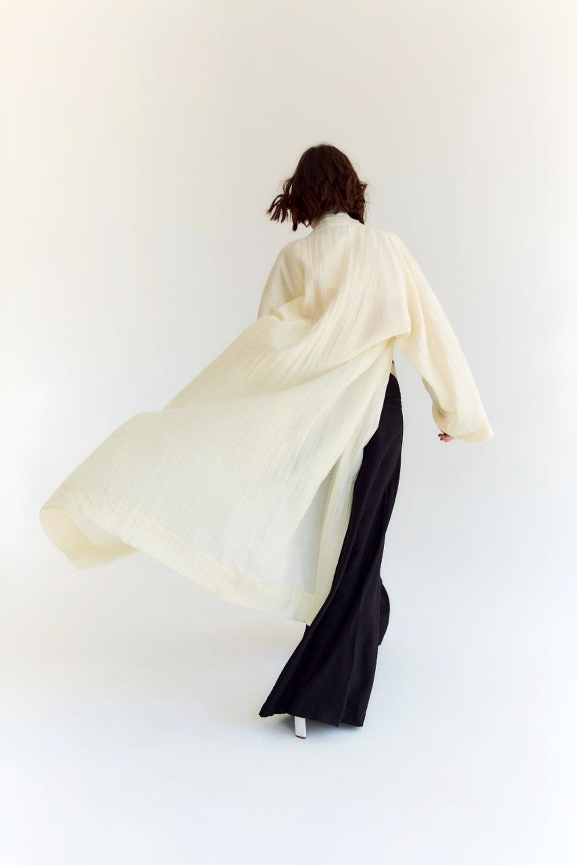 Lightweight Kimono Cardigan with Belt