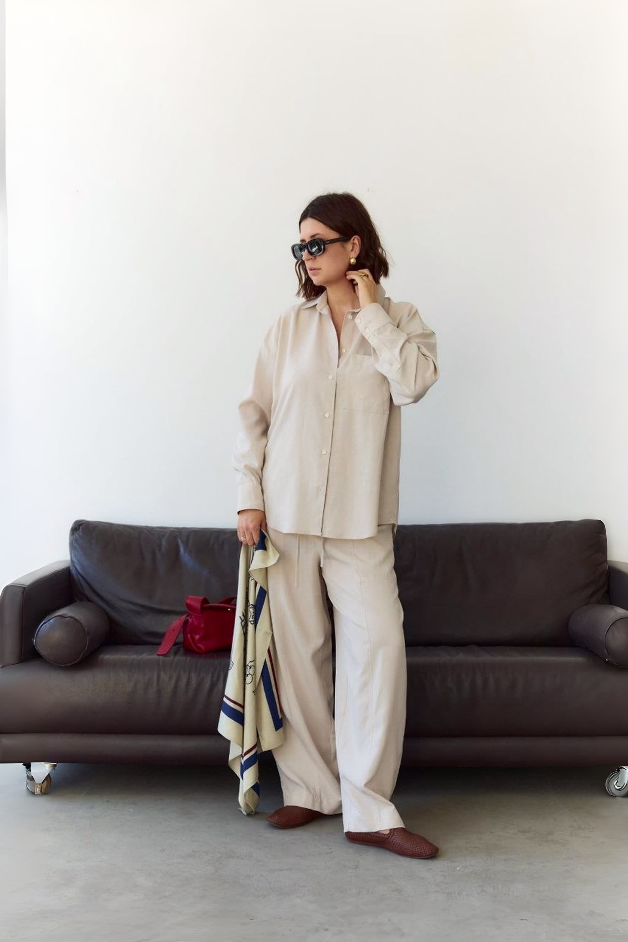 Georgia Trousers the tencel-linen