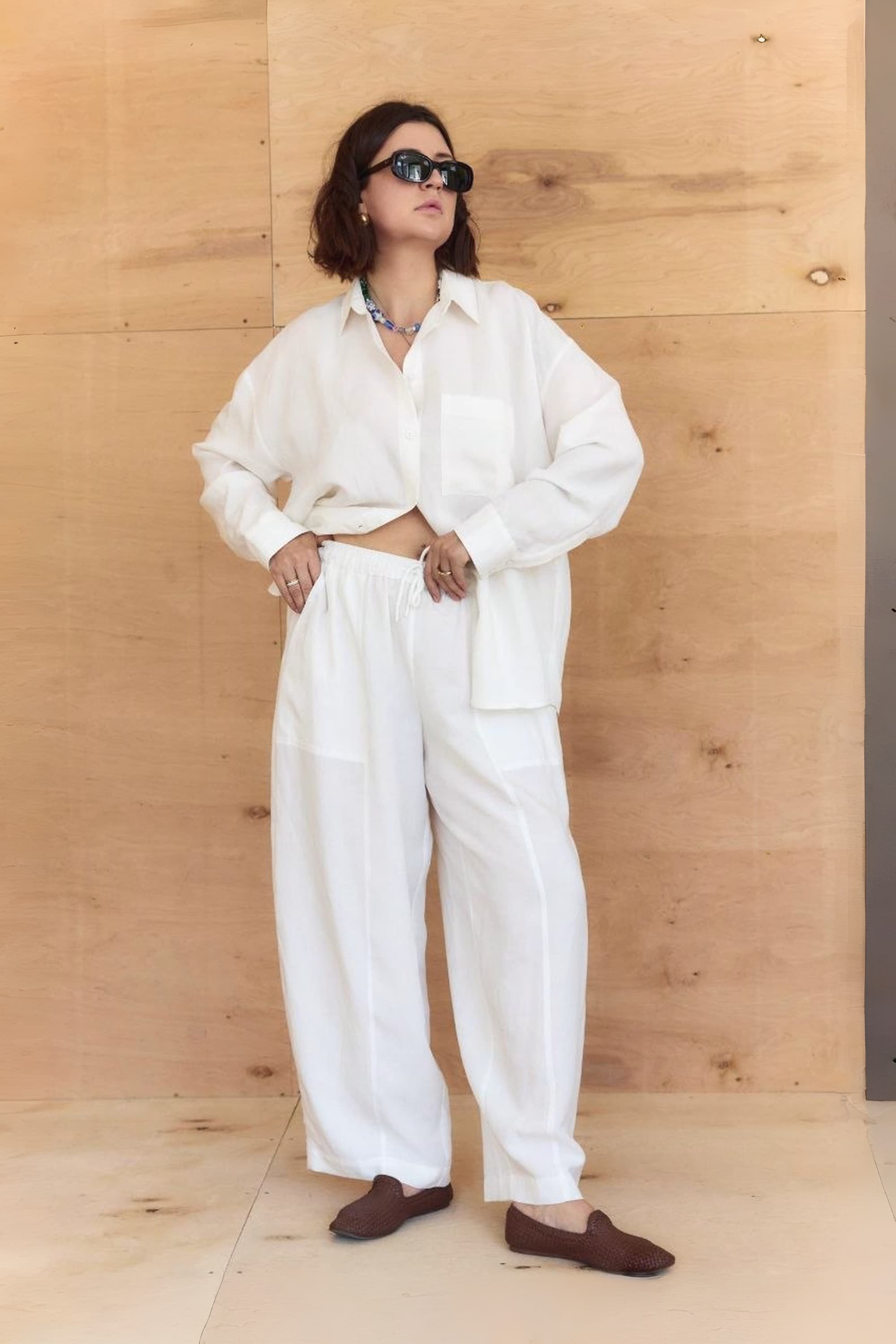 Georgia Trousers the tencel-linen