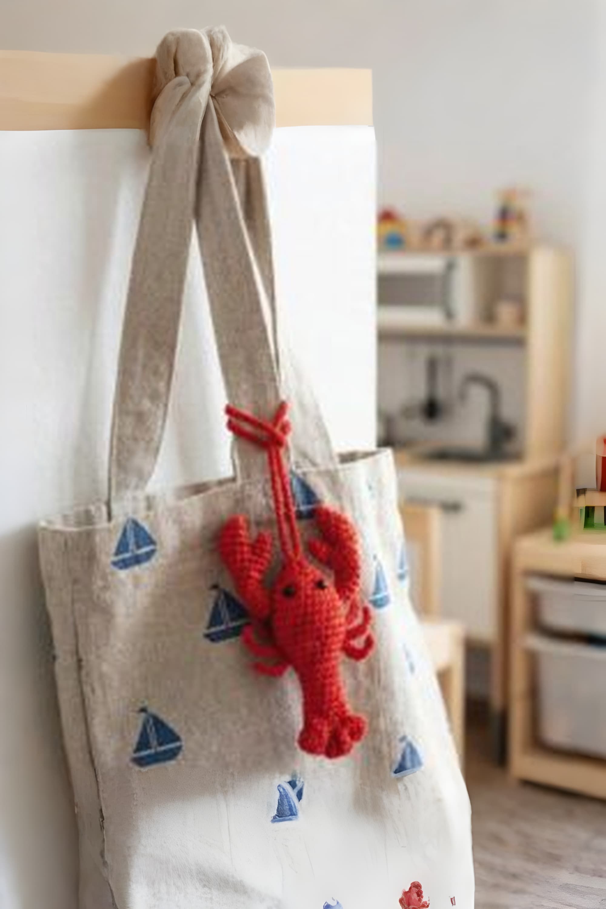 Lobster Matty Tales Toy Keychain