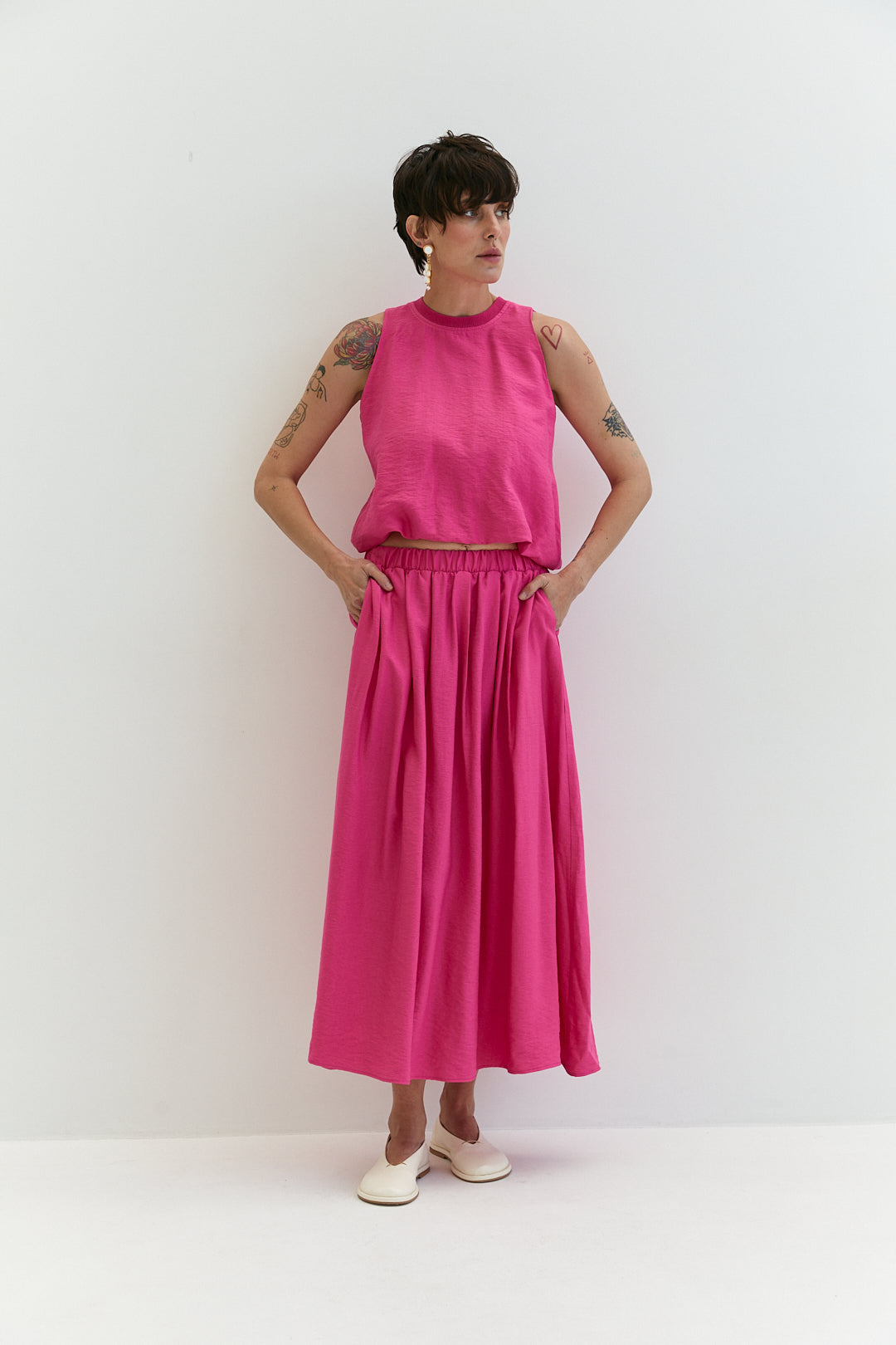 Pink skirt "Kolokol"