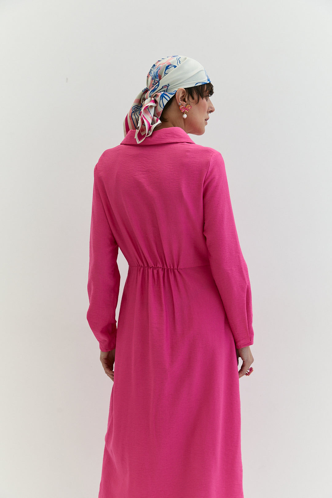 Dress “Liana” made of soft crepe linen