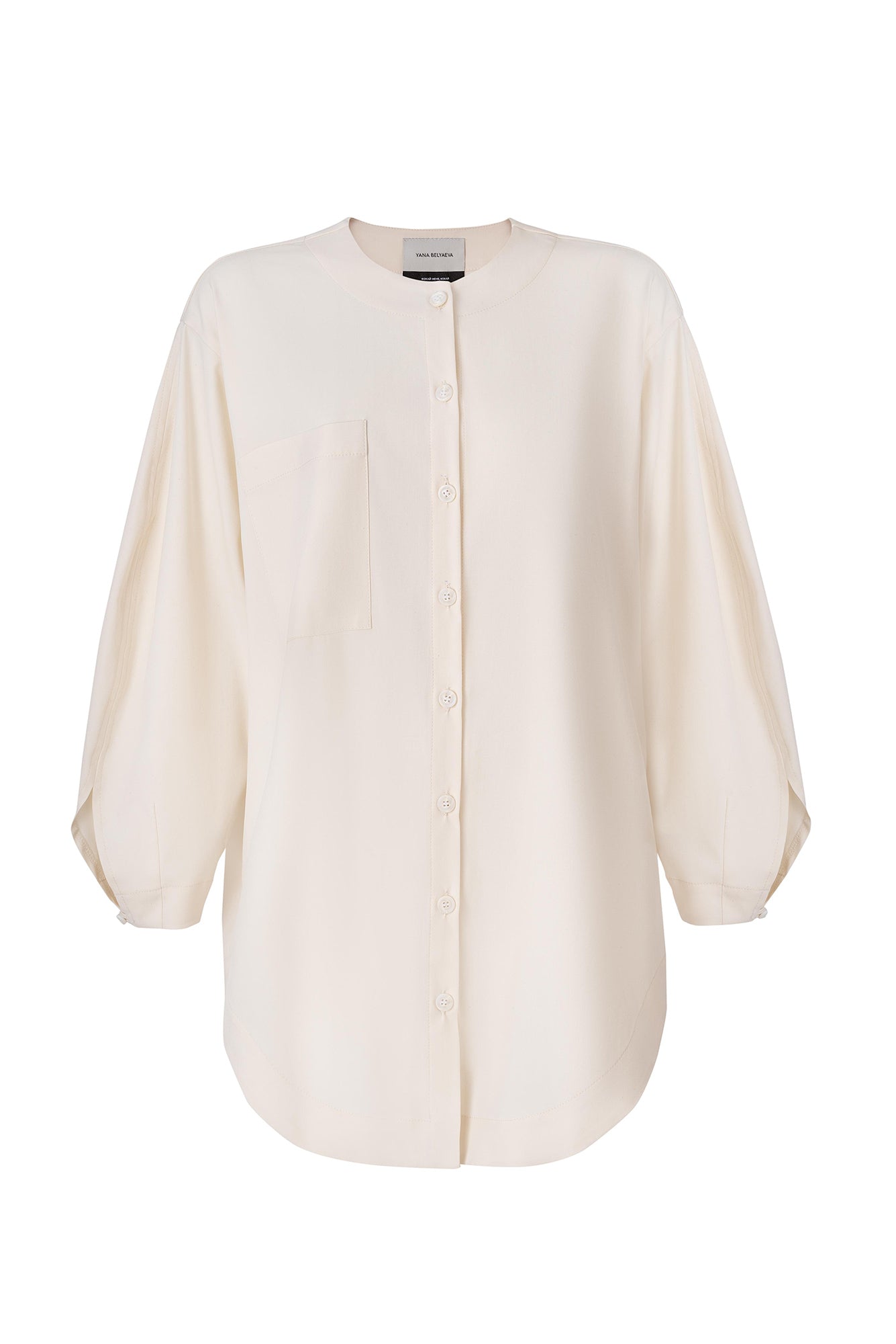 Oversized Shirt in milk color